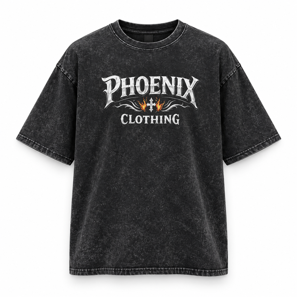 Acid Wash Oversized Heavyweight T-Shirt