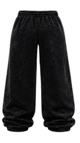 Acid Wash Baggy Sweatpants