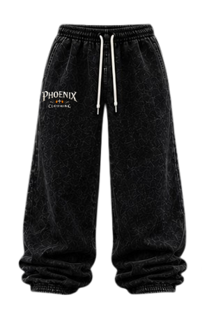 Acid Wash Baggy Sweatpants